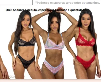 Conjunto sem bojo