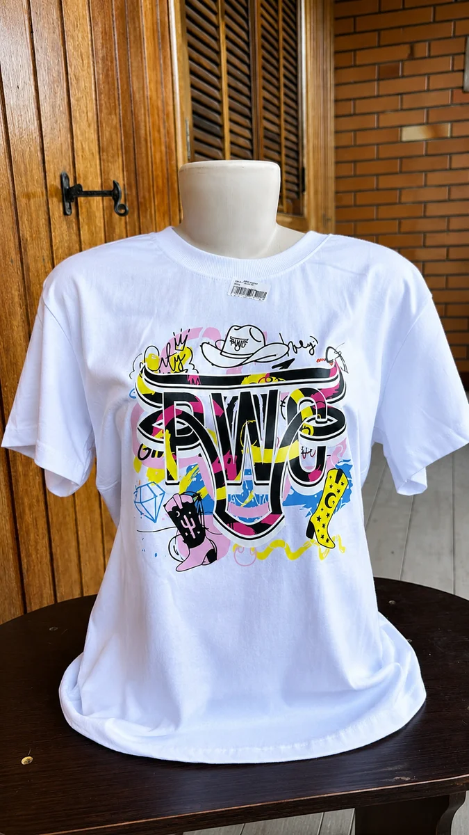 Camisa Feminina Power Country- Branca
