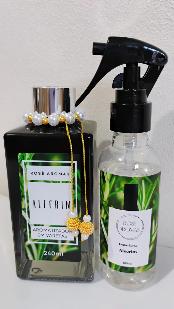 Kit Home spray Alecrim 100ml+Difusor de varetas 240ml
