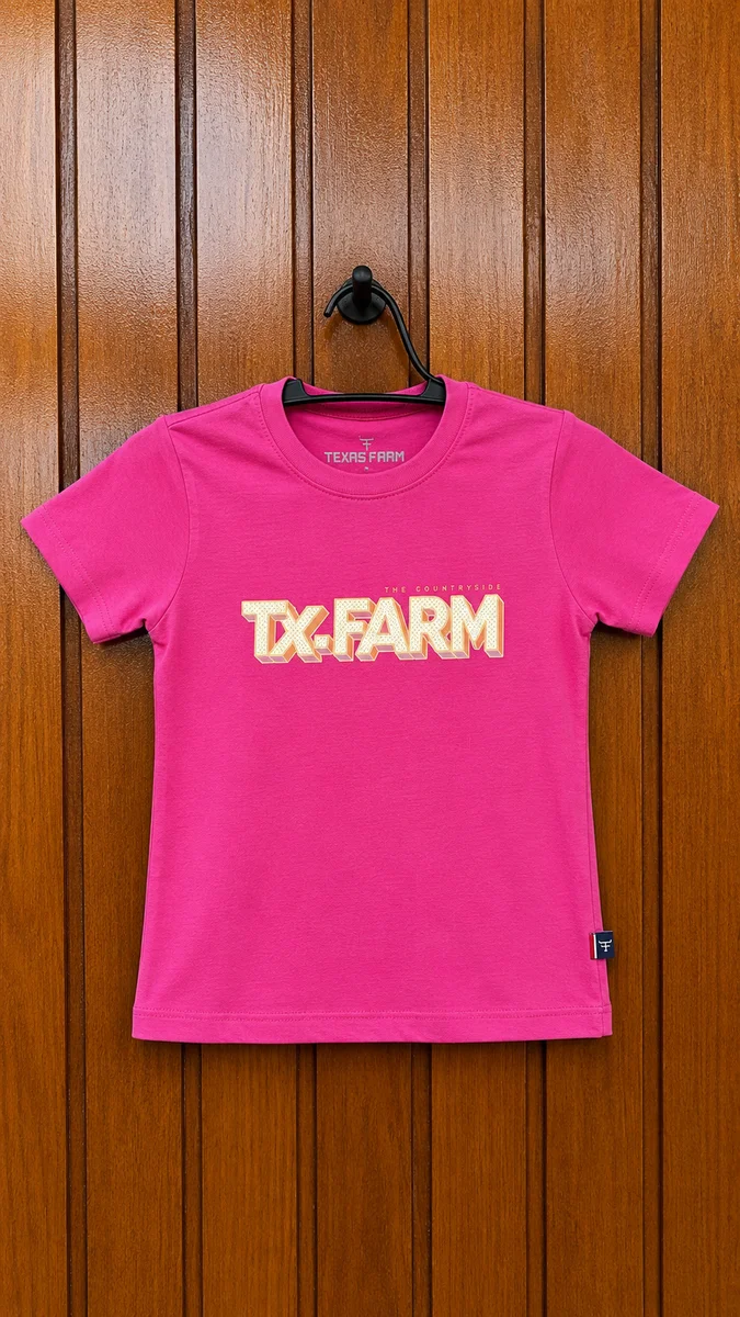 Camisa Infantil- Rosa