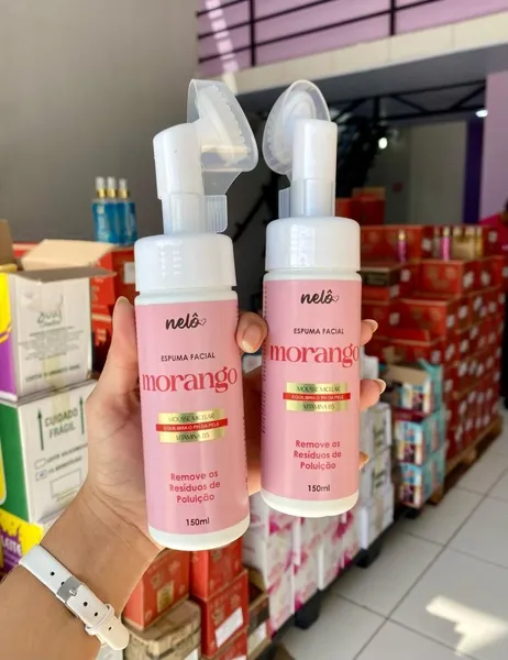 Mousse micelar morango