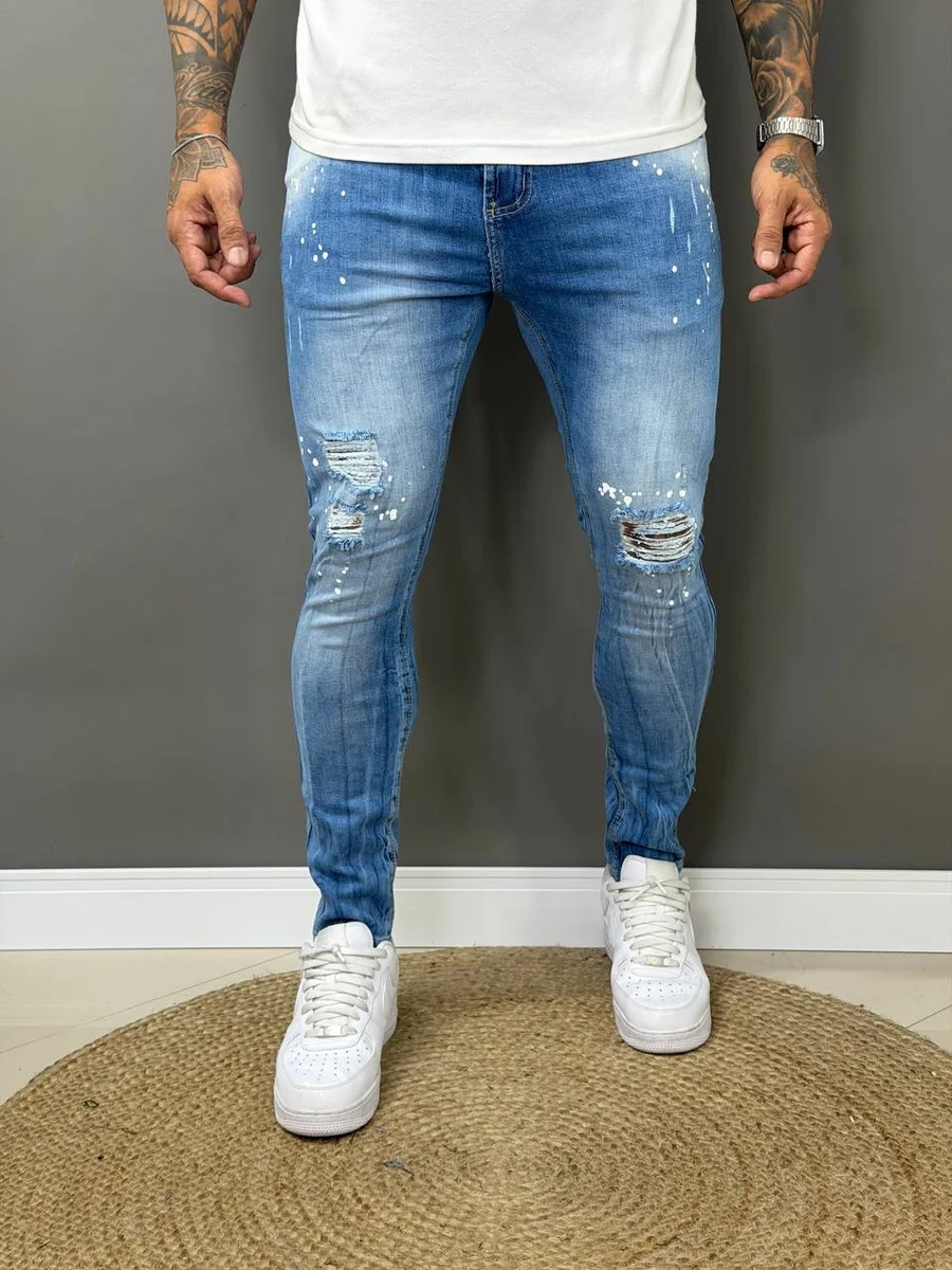 Calça Jogador com respingos
