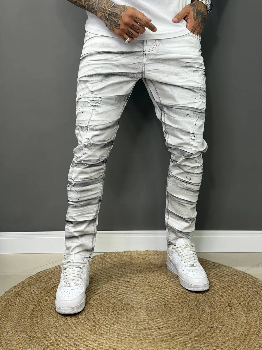 calça jogador detalhada
