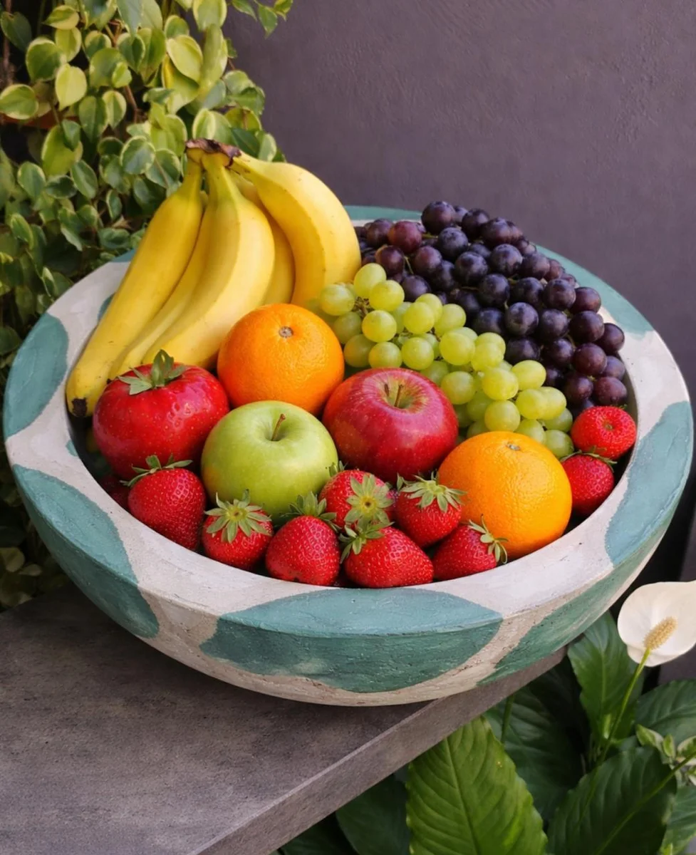 Fruteira de concreto grande