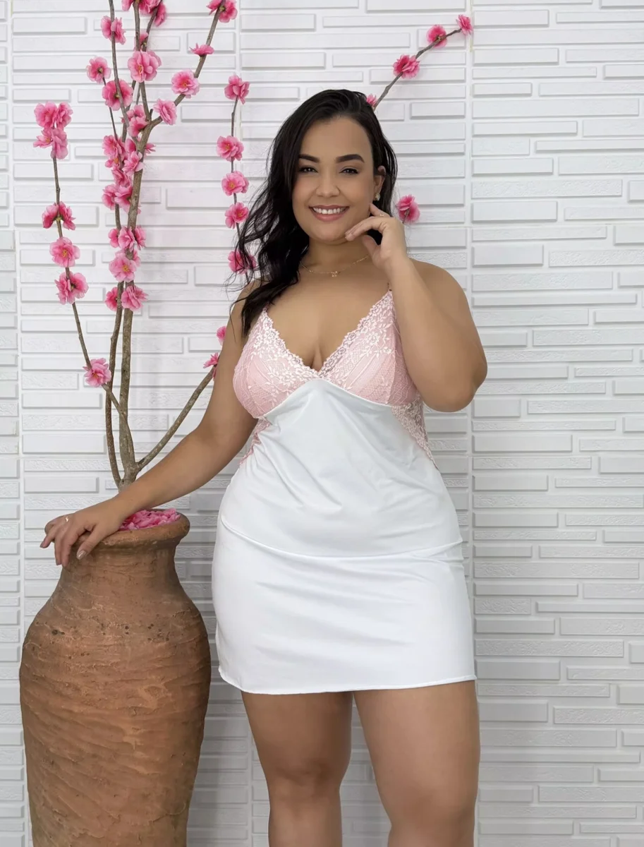 Camisola Jasmim Plus Size
