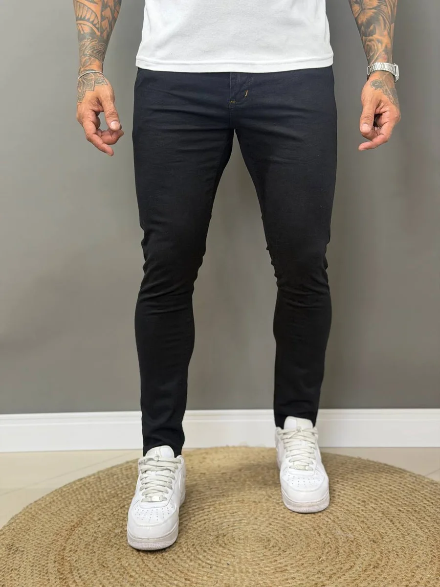 Calça jogador preta 64