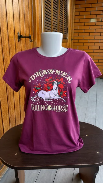 Camisa Feminina Power Country- Vinho