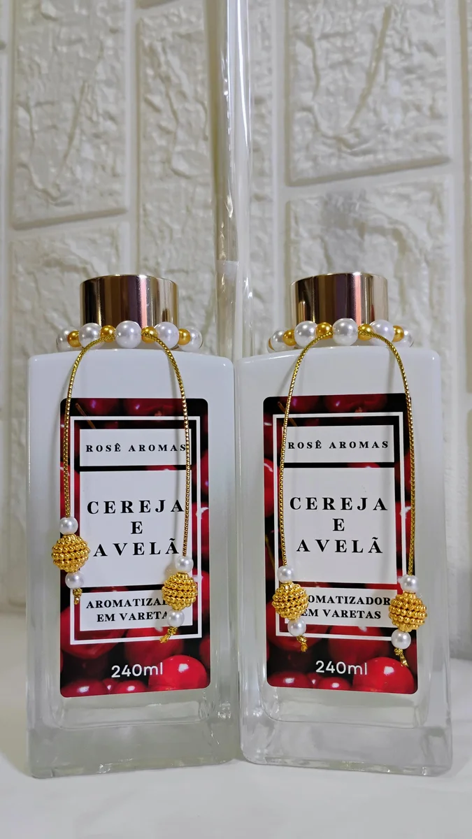 Difusor de varetas cereja🍒 e avelã 240ml