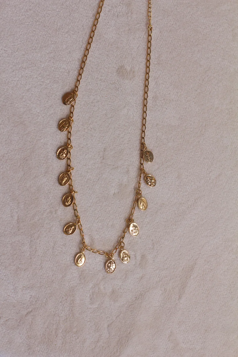 Choker Medalha Religiosa