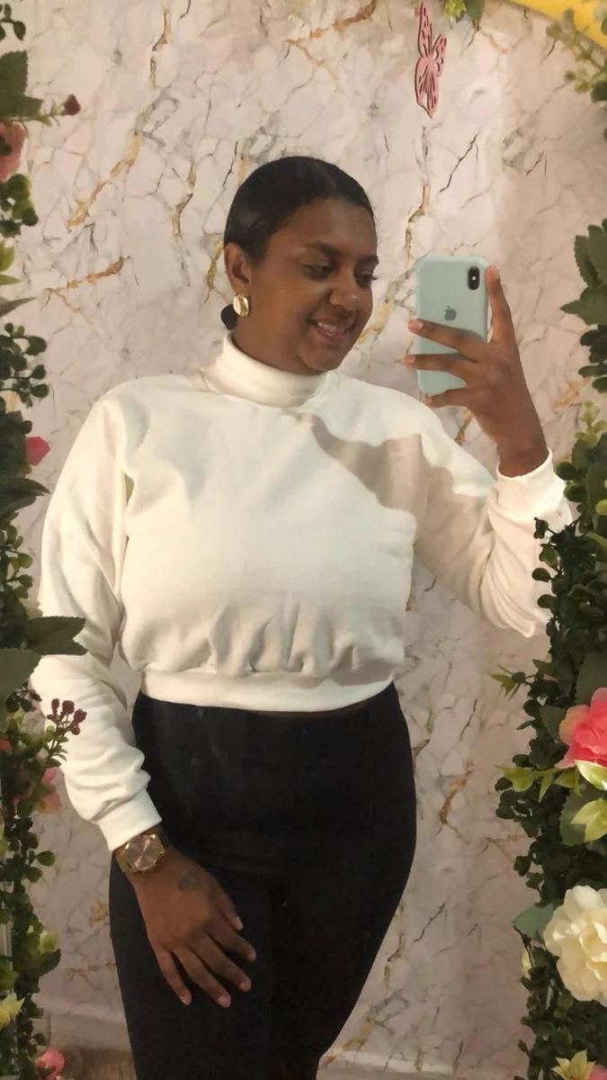 Blusa Moletinho Gola Alta