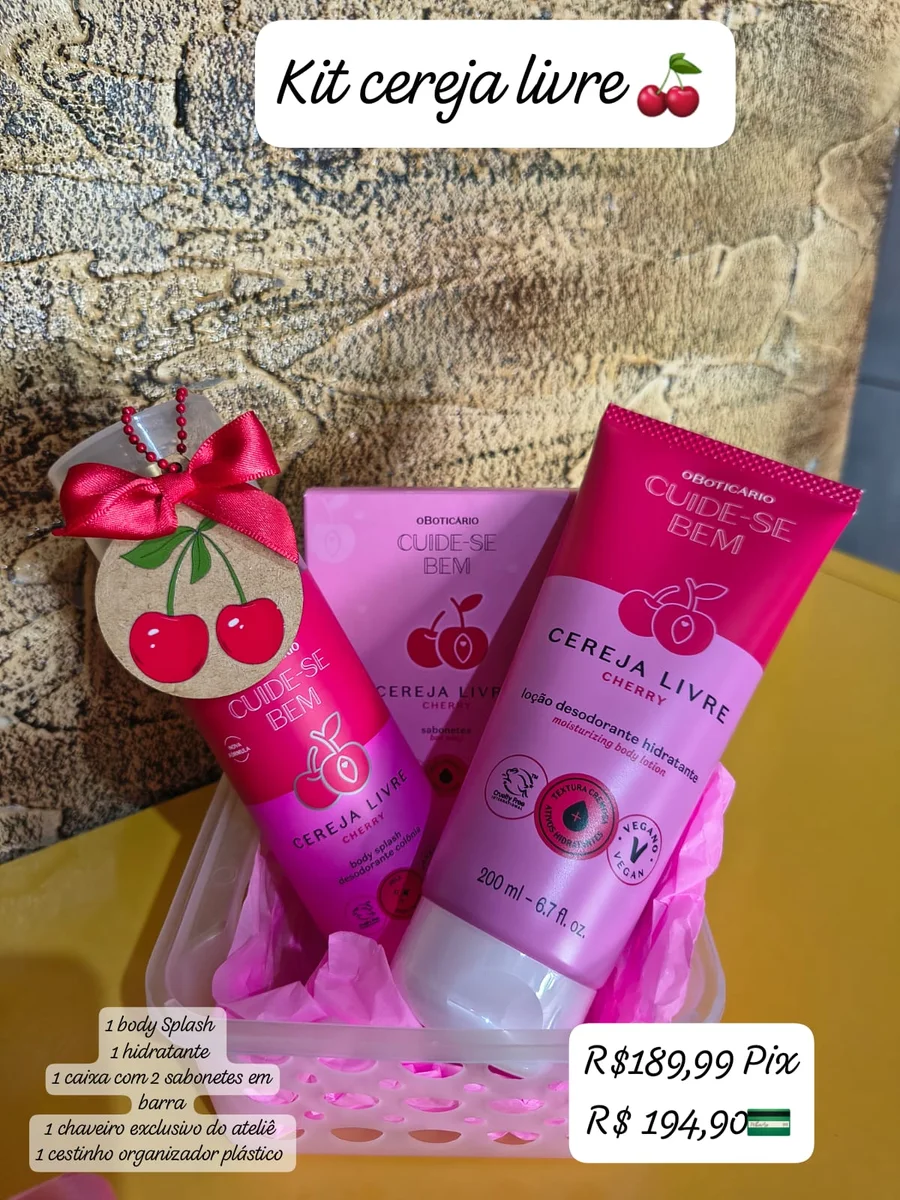 Kit cereja livre 🍒