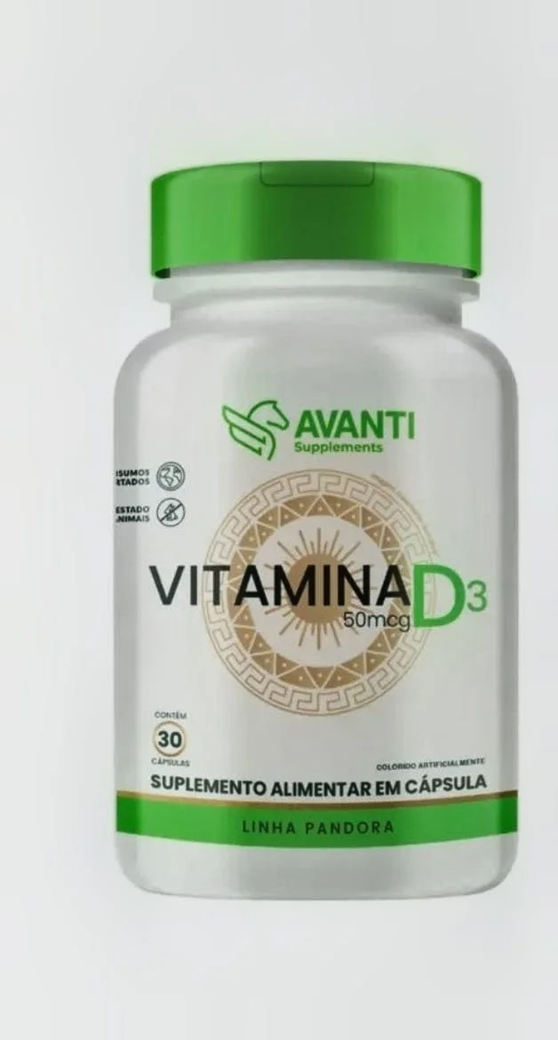 Vitamina D3 50mcg 30 Cápsulas - Avanti Supplements