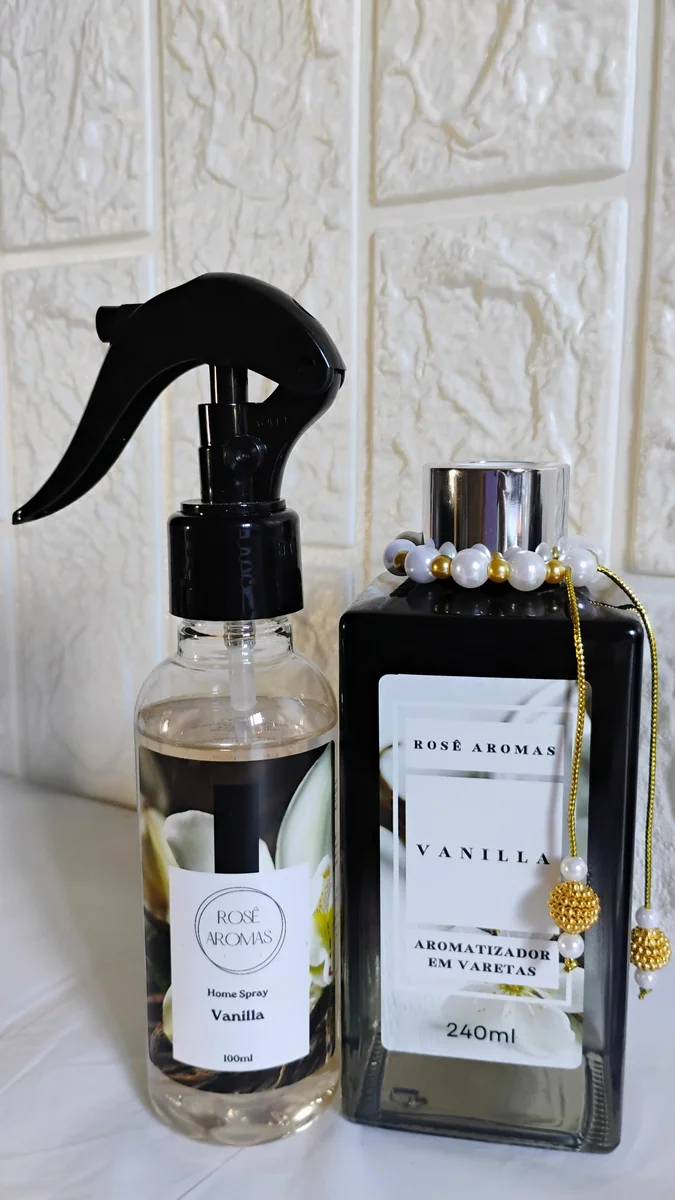 Kit Home spray Vanilla 100ml+ Difusor de varetas 240ml