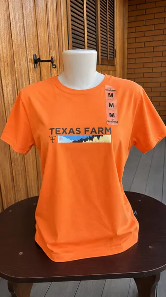 Camisa Feminina Texas Farm - Laranja