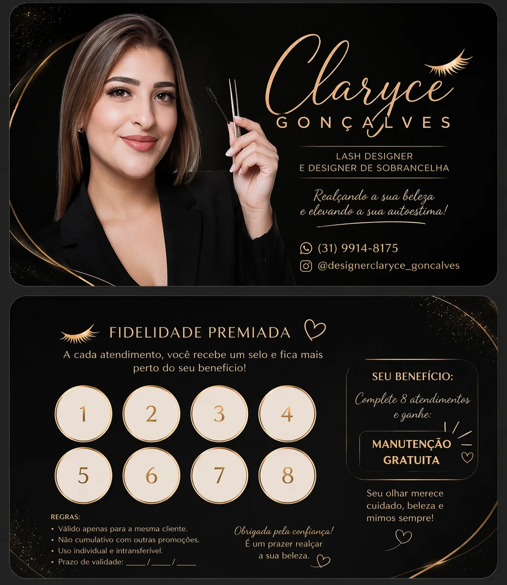 Cartão fidelidade 50 unidades