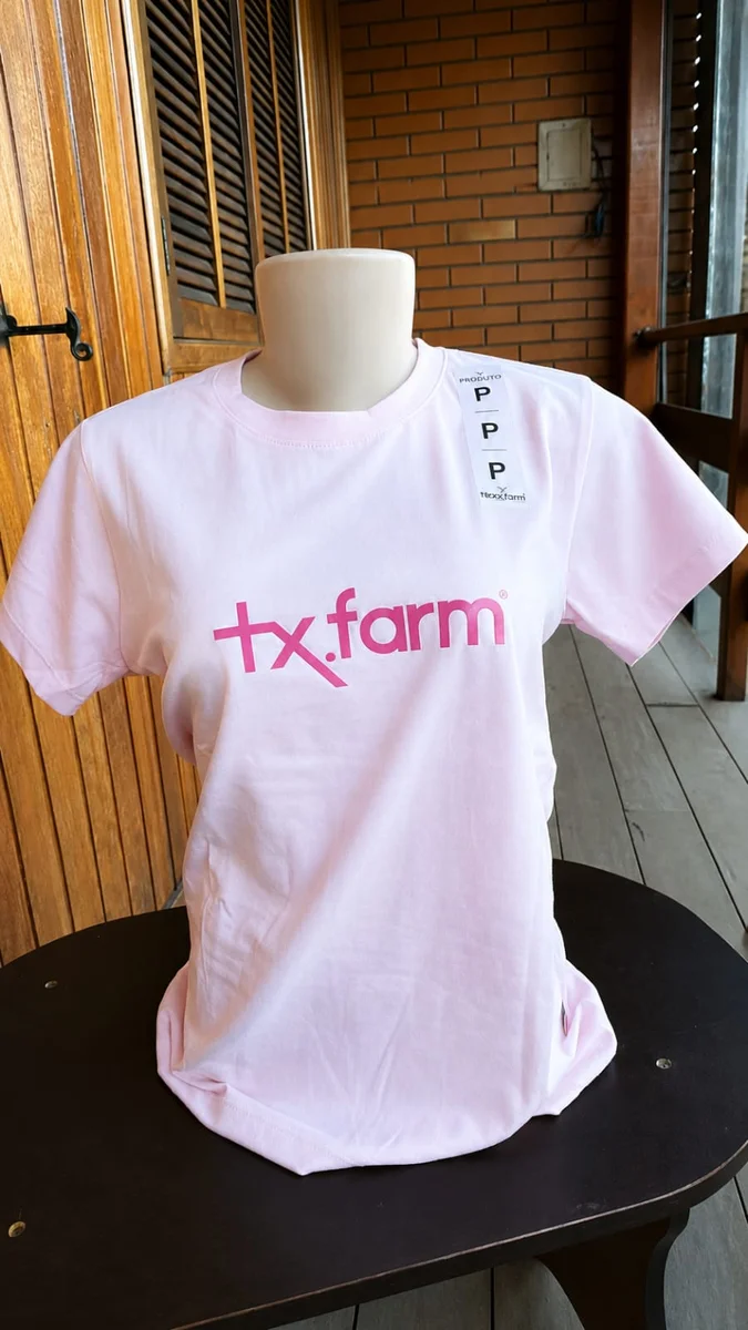 Camisa Feminina Texas Farm- Rosa bb