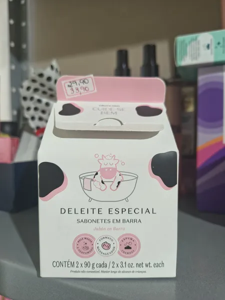 Caixinha especial sabonete deleite