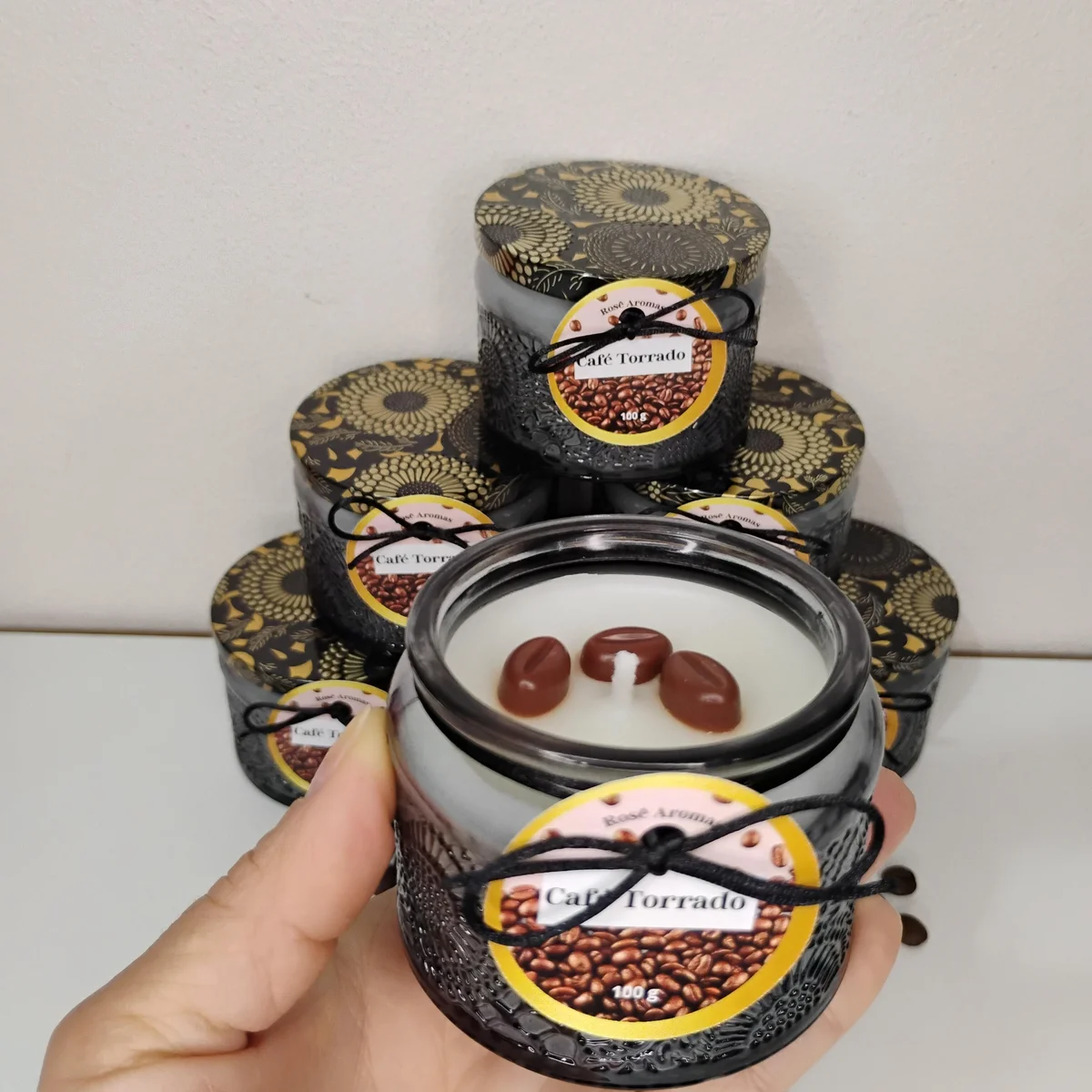 Vela luxo café torrado 100g