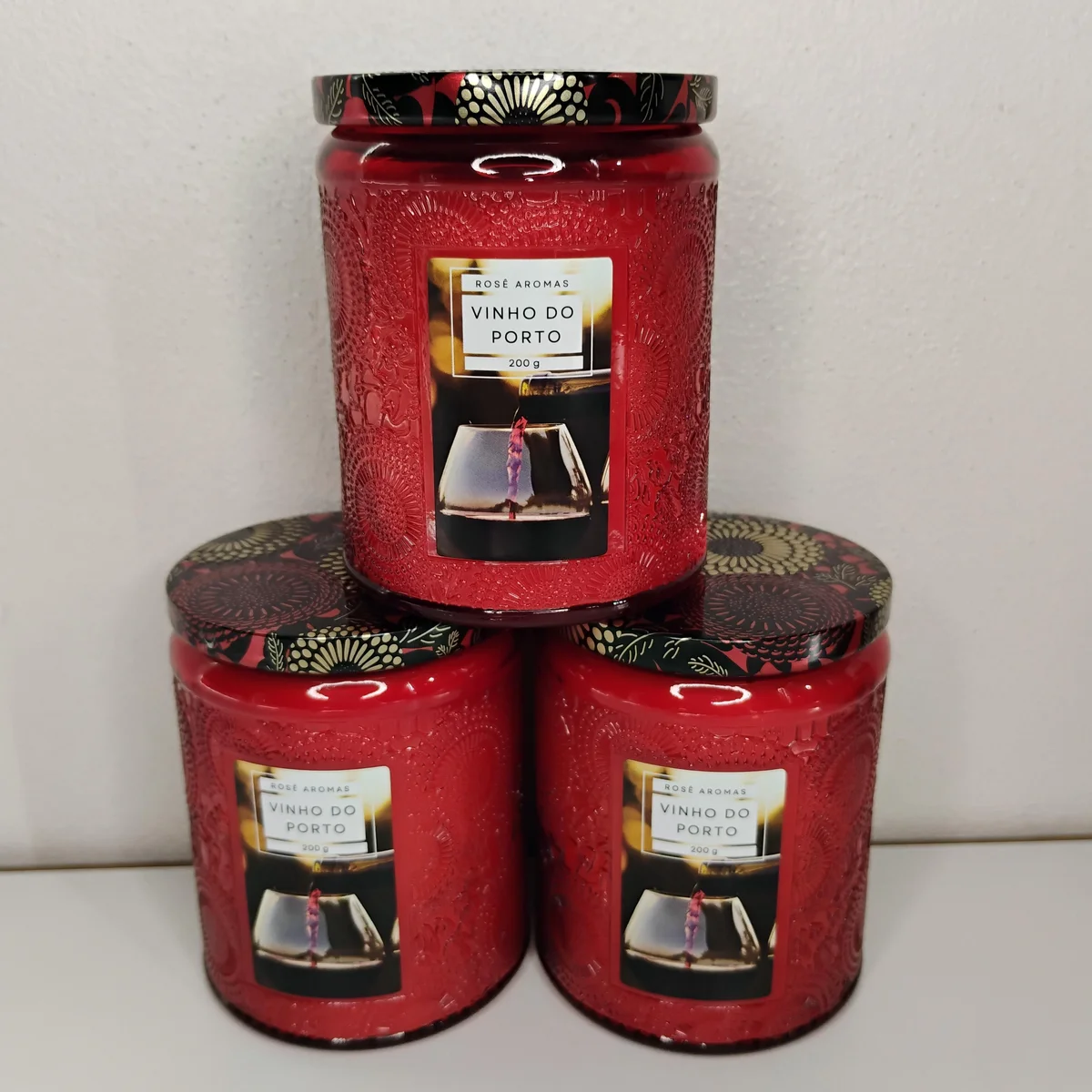 Vela luxo vinho do porto 200g