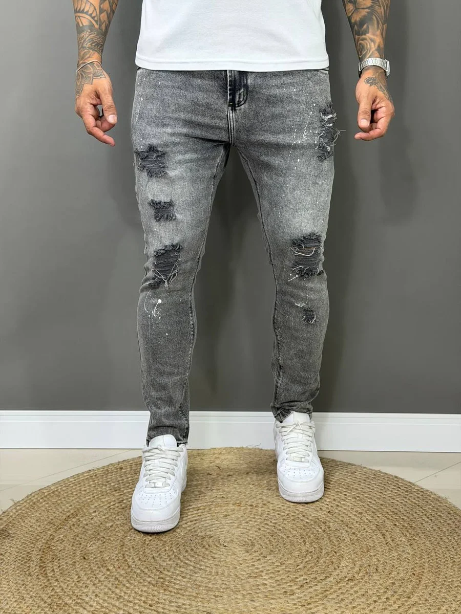 Calça Jogador destroyed