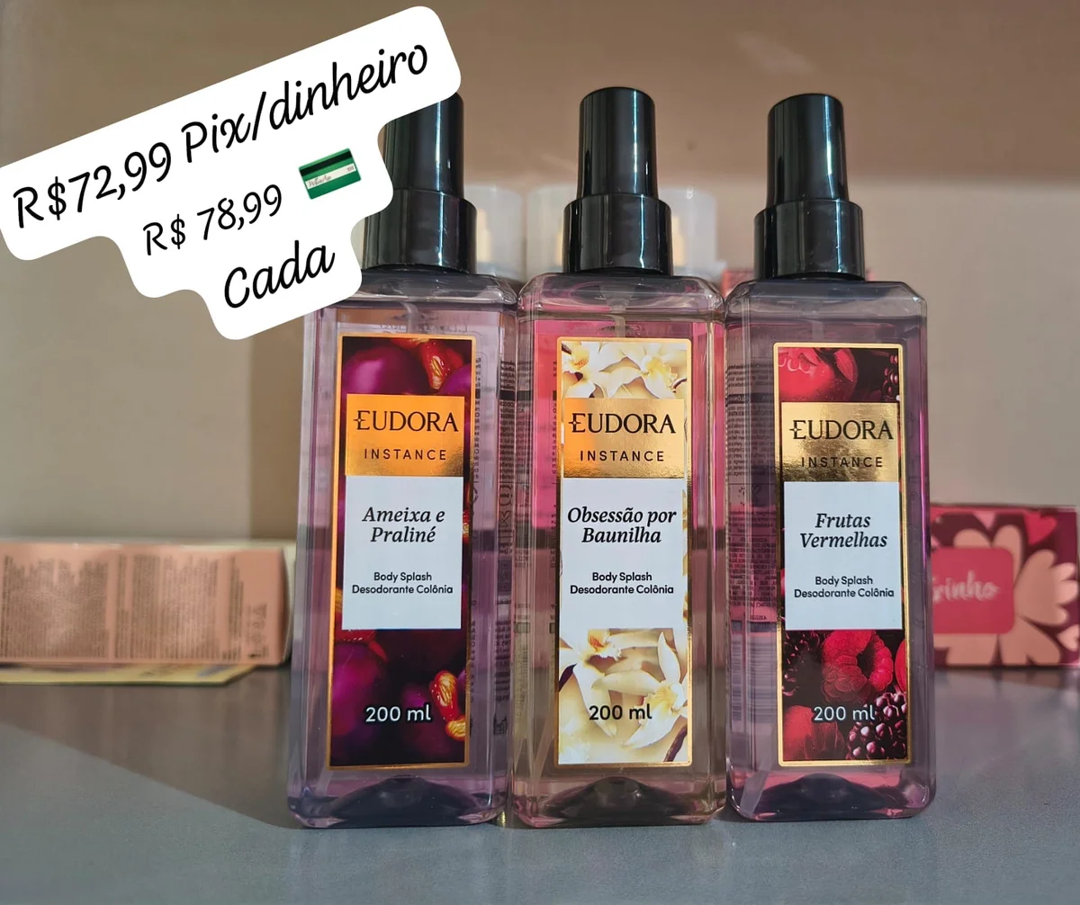 Body splash desodorante colônia Eudora