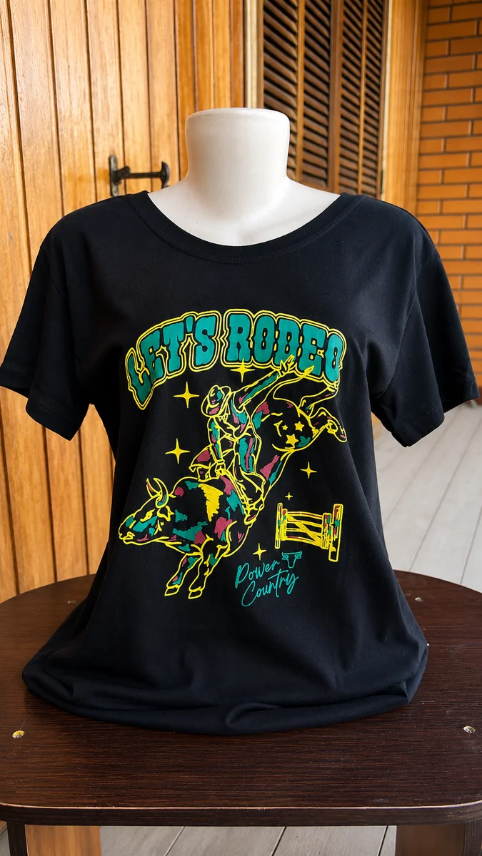 Camisa Feminina Power Country- Preta