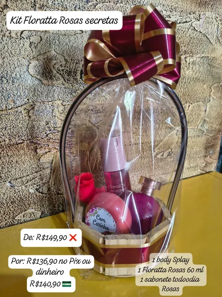 Kit Floratta Rosas secretas
