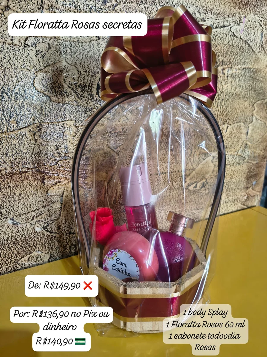 Kit Floratta Rosas secretas