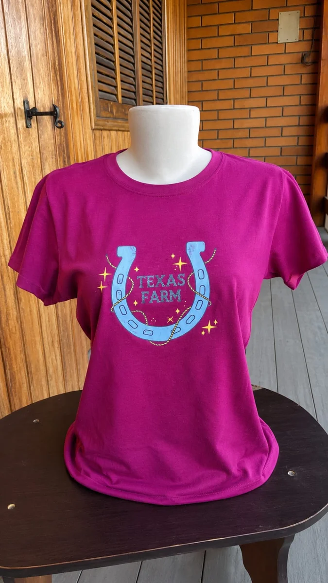 Camisa Feminina Texas Farm - Vinho