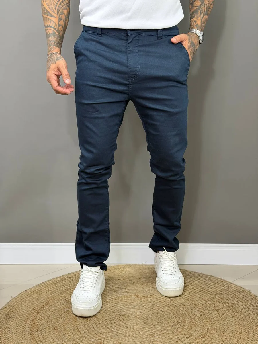 calça de sarja