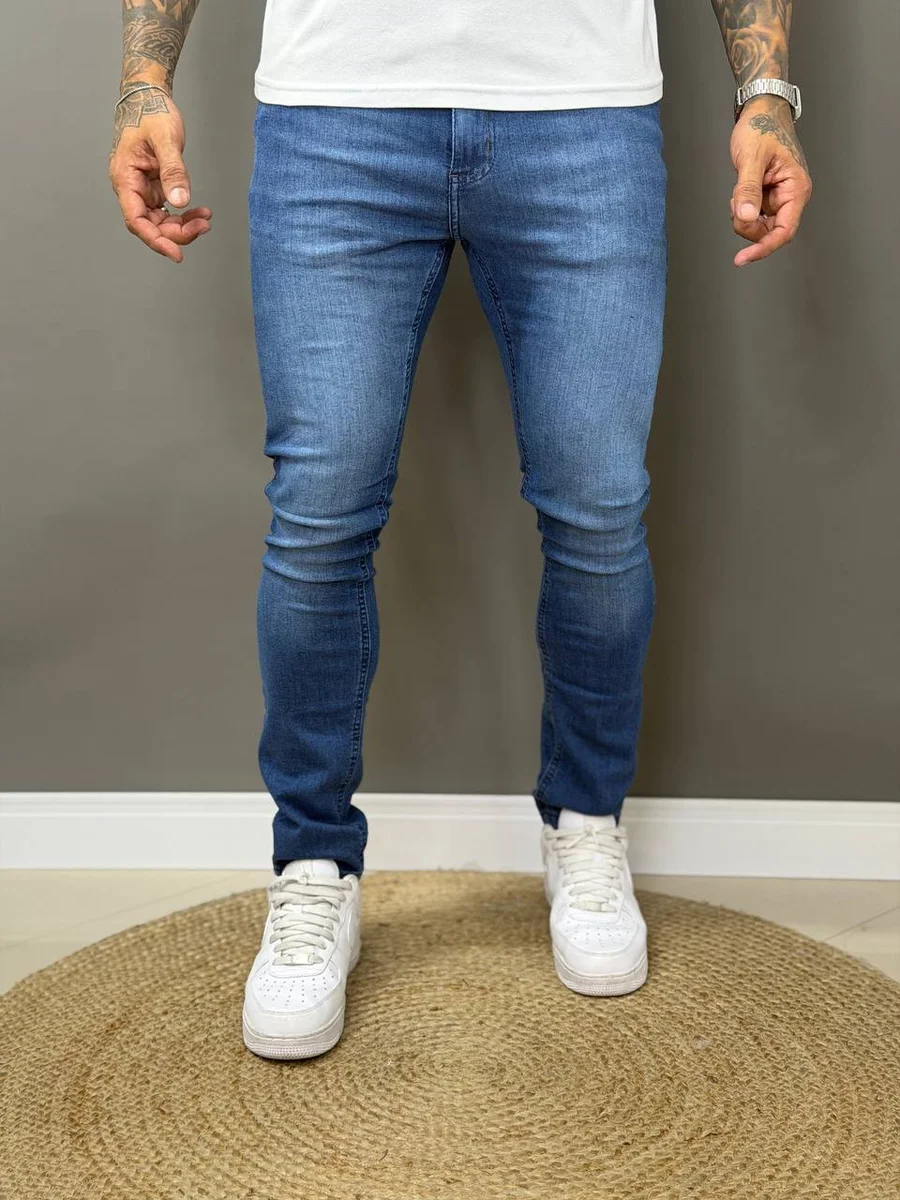 Calça basica azul 63