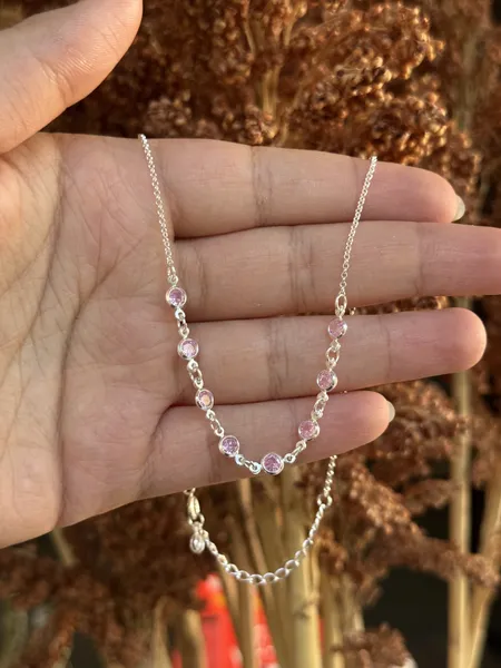 Choker Lume Ponto Rosé