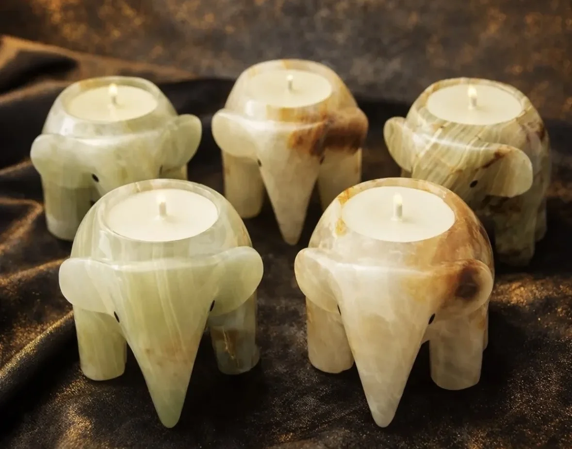 Vela aromática Elefante Onix