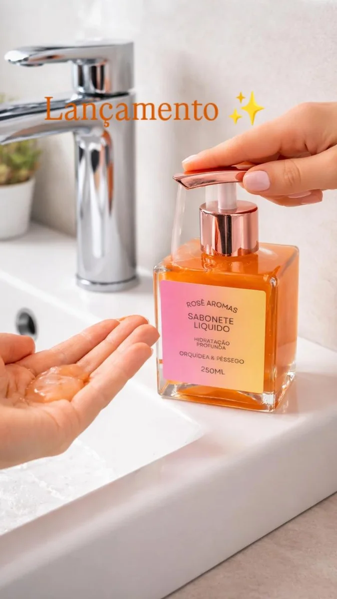 Sabonete Líquido Orquídea e Pêssego 250ml