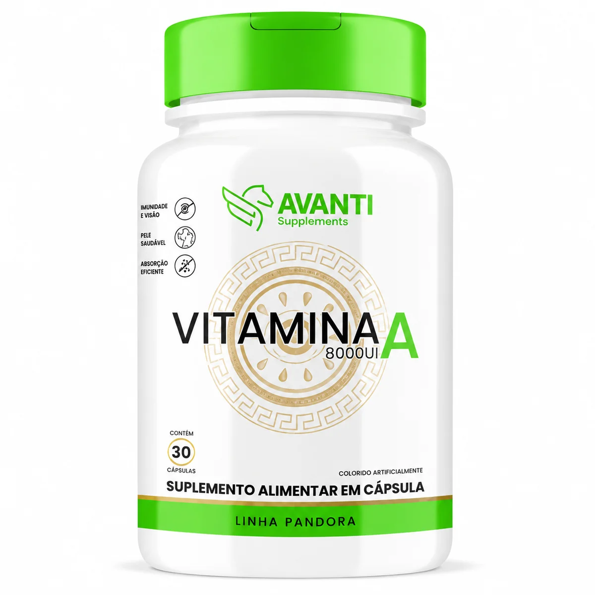 Vitamina A 8000UI 30 Cápsulas - Avanti Supplements