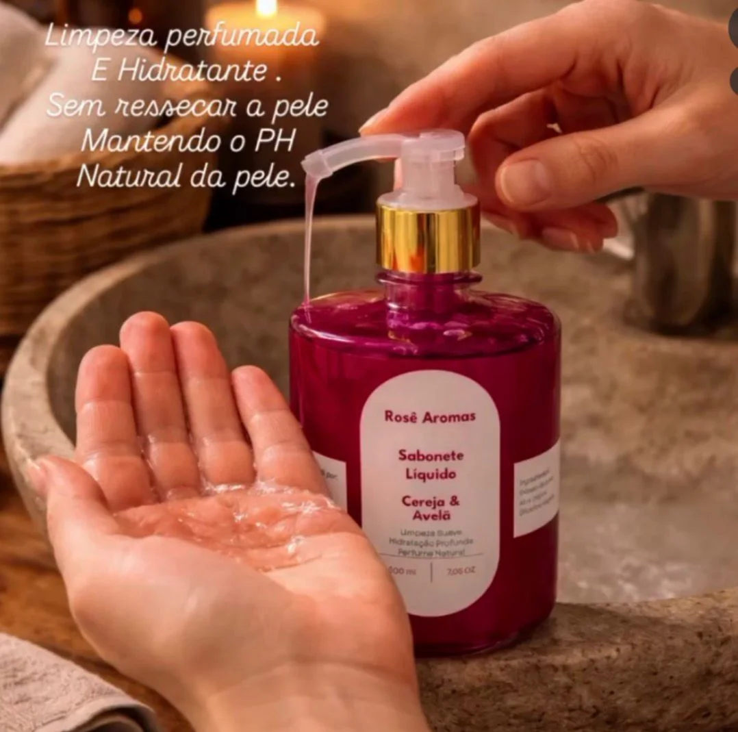 Sabonete Líquido Cereja e Avelã 500ml