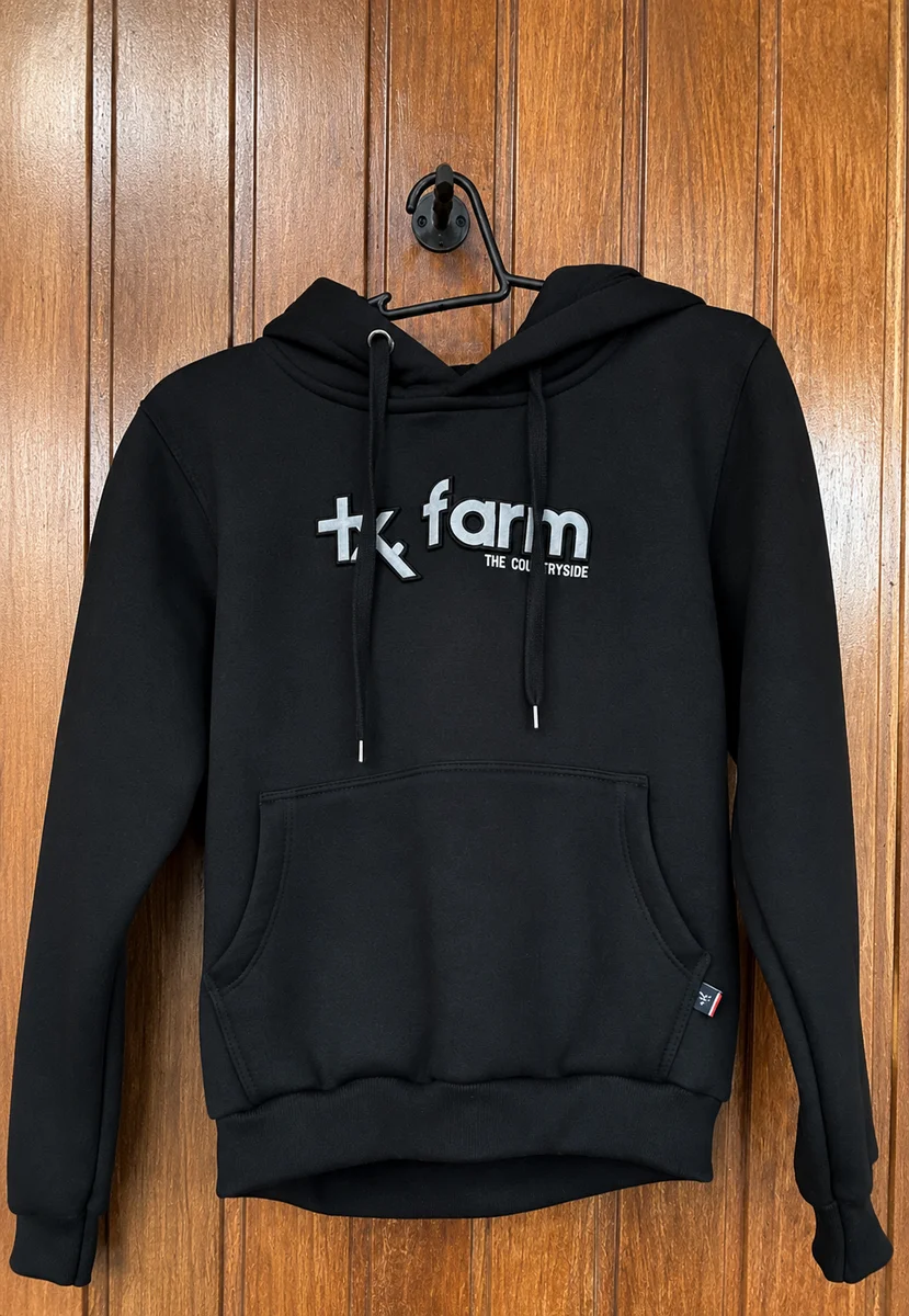 Moletom Infantil Texas Farm- Preto