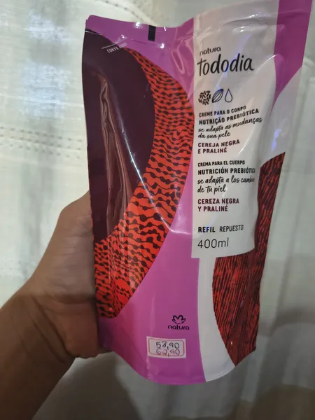 Refil cereja negra e praline