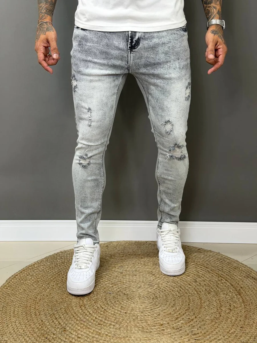 Calça Jogador lavagem clara