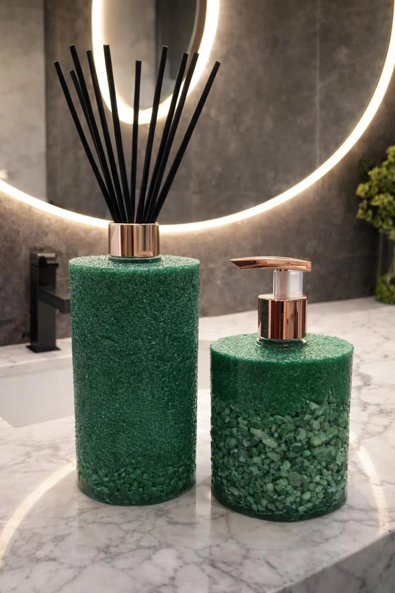 Kit saboneteira 250 ml+difusor de Ambientes 200ml luxo