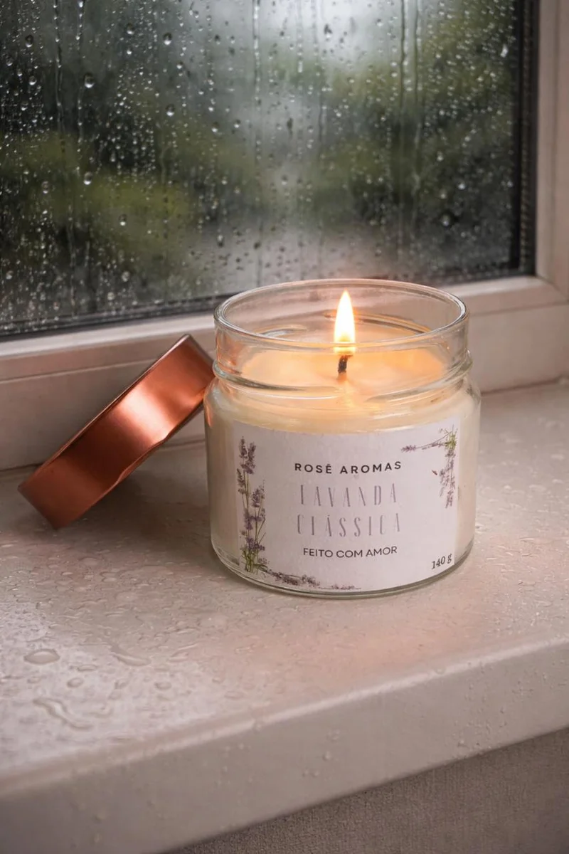 Vela Aromática Lavanda 140g