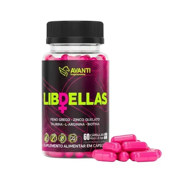 LibDellas Multivitamínico Feminino 500mg 60 Cápsulas - Avanti Supplements