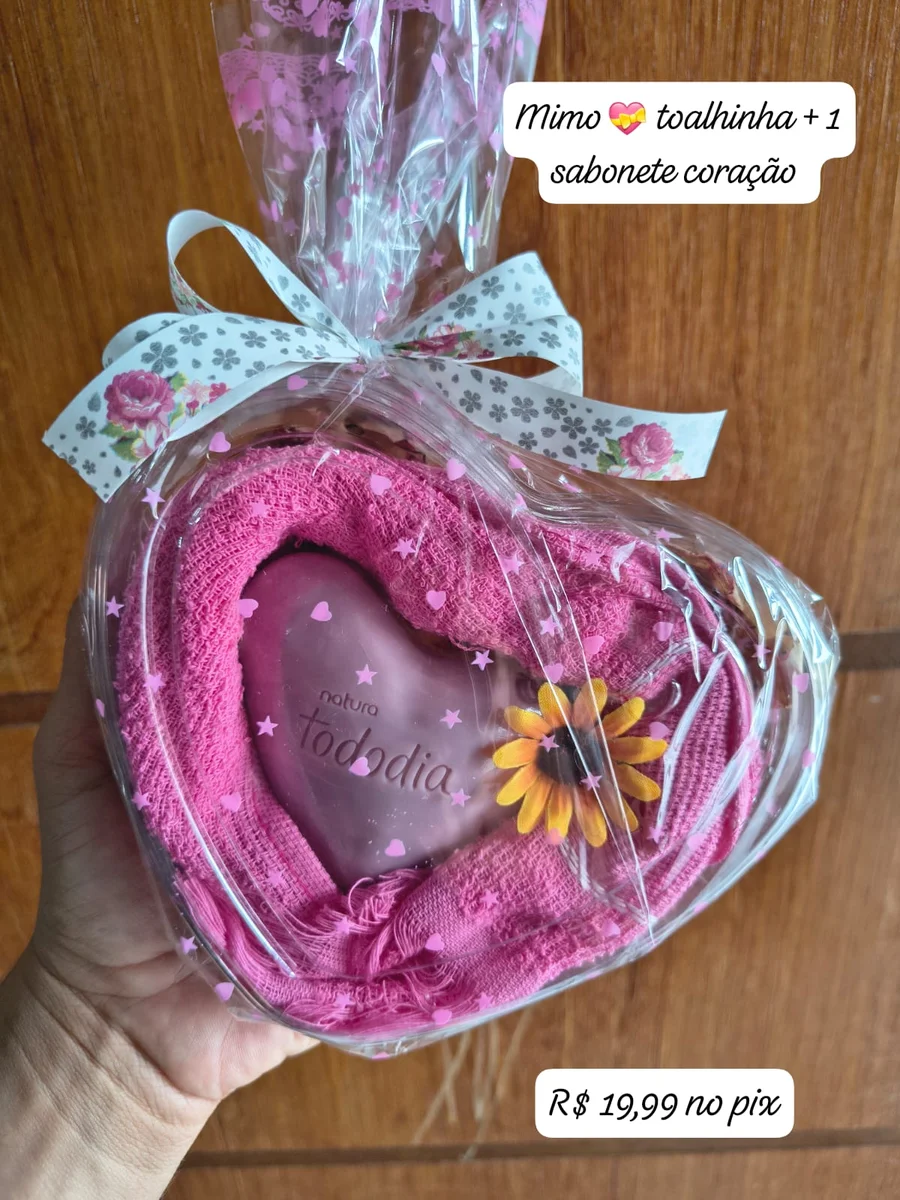 Mimo sabonete coração 💝