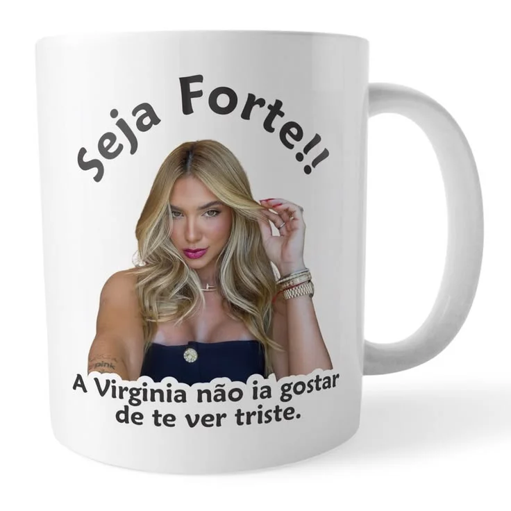 Caneca  "Seja forte" Meme