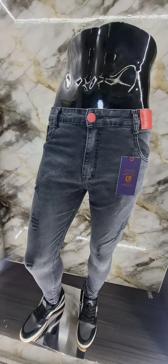 Calça Jogador cinza e vermelho 58