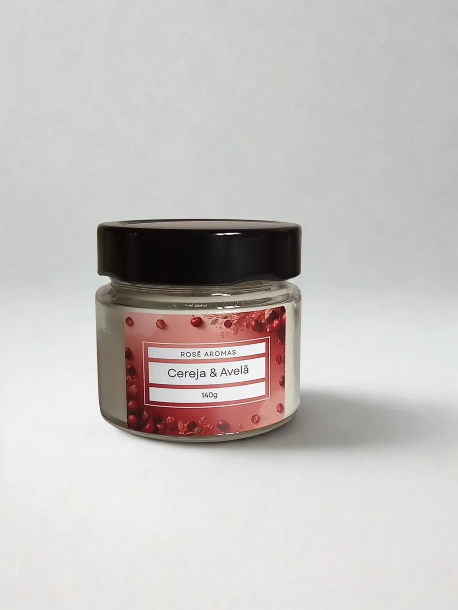 Vela aromática Cereja e Avelã 140g