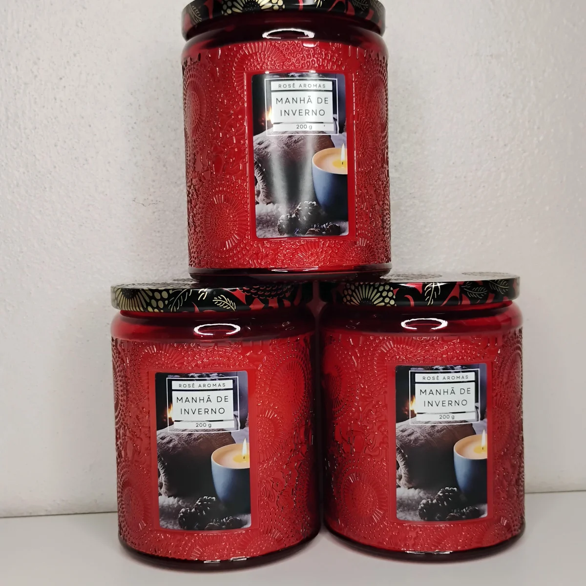 Vela luxo Manhã de inverno 200g