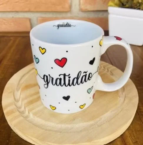Caneca "Gratidão"