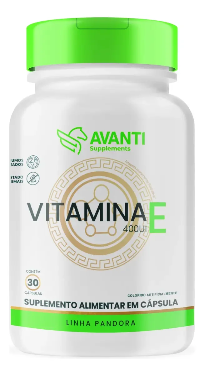Vitamina E 400UI 30 Cápsulas - Avanti Supplements