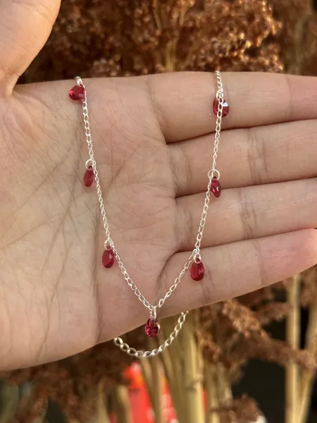 Choker Gota Lume Fúcsia